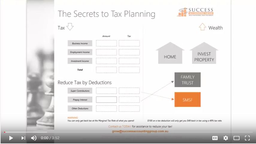 The secrets to Tax Planning